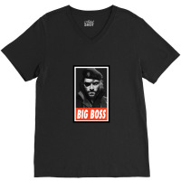 Metal Gear Solid- Big Boss V-neck Tee | Artistshot