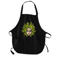 Medusa Greek Goddess Snakes Ancient Greece Mythology Gothic Medium-length Apron | Artistshot