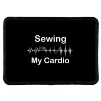 Funny Sewing Is My Cardio Workout I Workout Every Time I Sew Long Slee Rectangle Patch | Artistshot