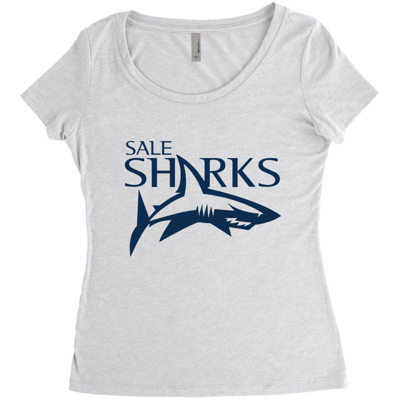 Sale Sharks Women's Triblend Scoop T-shirt by trokeryth | Artistshot