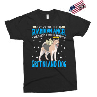 Greenland Dog T  Shirt Greenland Dog With Guardian Angel T  Shirt Exclusive T-shirt | Artistshot