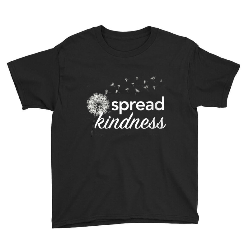 Womens Spread Kindness Dandelion V Neck T Shirt Youth Tee by cm-arts | Artistshot