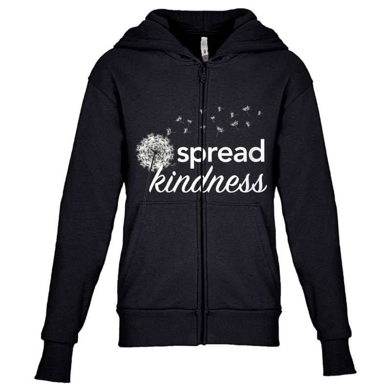 Womens Spread Kindness Dandelion V Neck T Shirt Youth Zipper Hoodie by cm-arts | Artistshot