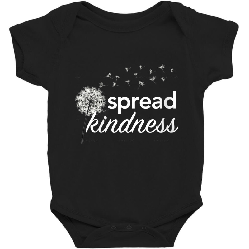 Womens Spread Kindness Dandelion V Neck T Shirt Baby Bodysuit by cm-arts | Artistshot