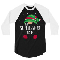 Womens St. Petersburg Gnome Family Matching Christmas Pajamas V Neck T 3/4 Sleeve Shirt | Artistshot