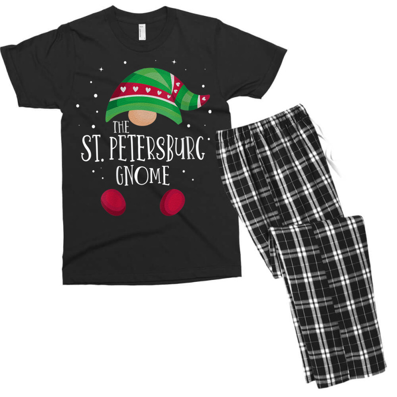 Womens St. Petersburg Gnome Family Matching Christmas Pajamas V Neck T Men's T-shirt Pajama Set by cm-arts | Artistshot