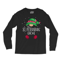 Womens St. Petersburg Gnome Family Matching Christmas Pajamas V Neck T Long Sleeve Shirts | Artistshot