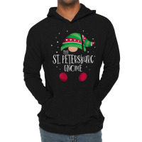 Womens St. Petersburg Gnome Family Matching Christmas Pajamas V Neck T Lightweight Hoodie | Artistshot