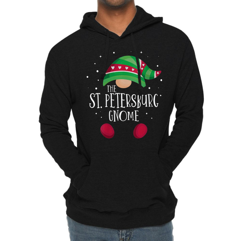 Womens St. Petersburg Gnome Family Matching Christmas Pajamas V Neck T Lightweight Hoodie by cm-arts | Artistshot