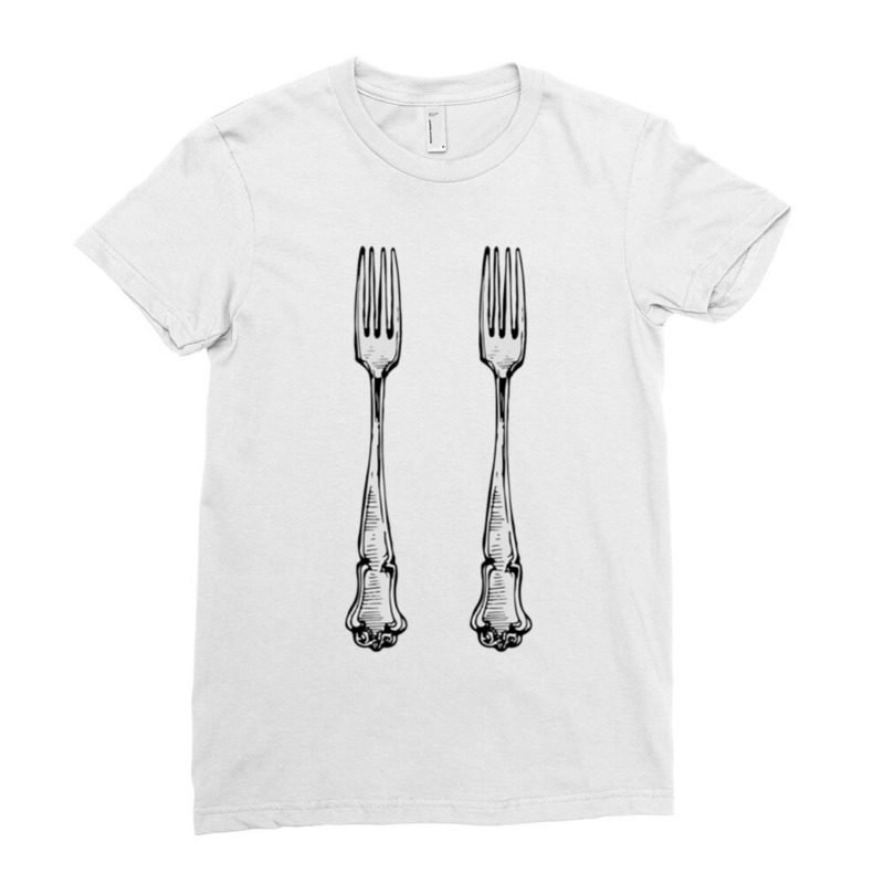 Forks Ladies Fitted T-Shirt by MONIQUEWORTH | Artistshot