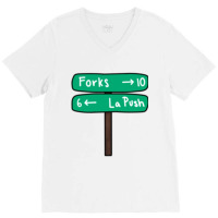 Forks And Lapush V-neck Tee | Artistshot