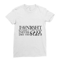 I Like The Night Ladies Fitted T-shirt | Artistshot