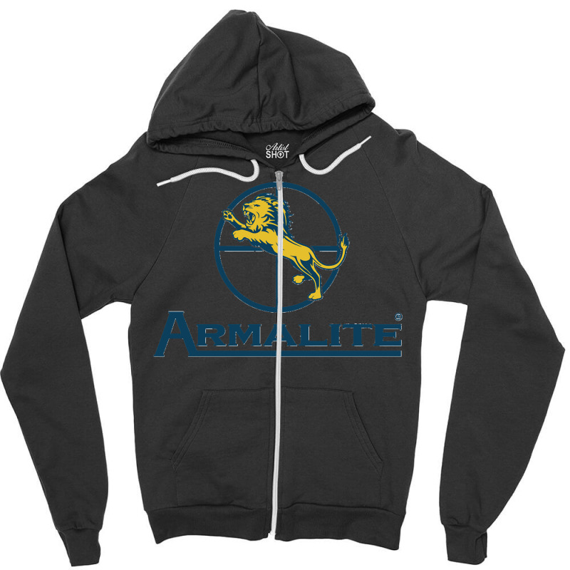 Armalite Classic Zipper Hoodie by cm-arts | Artistshot