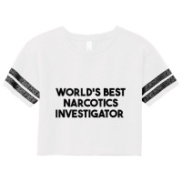 World's Best Narcotics Investigator Tank Top Scorecard Crop Tee | Artistshot