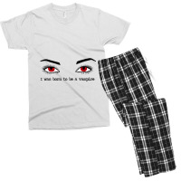 I Was Born To Be A Vampire  Twilight Men's T-shirt Pajama Set | Artistshot