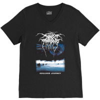 Soulside Journey By Darkthrone   Old School Norwegian Black Metal V-neck Tee | Artistshot