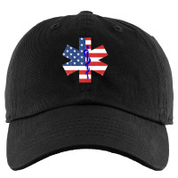 Emt American Flag Ambulance Funny Emergency Services Kids Cap | Artistshot