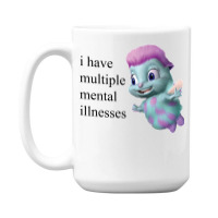 Bibble Mental Illness Rights 15 Oz Coffee Mug | Artistshot