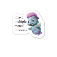 Bibble Mental Illness Rights Sticker | Artistshot