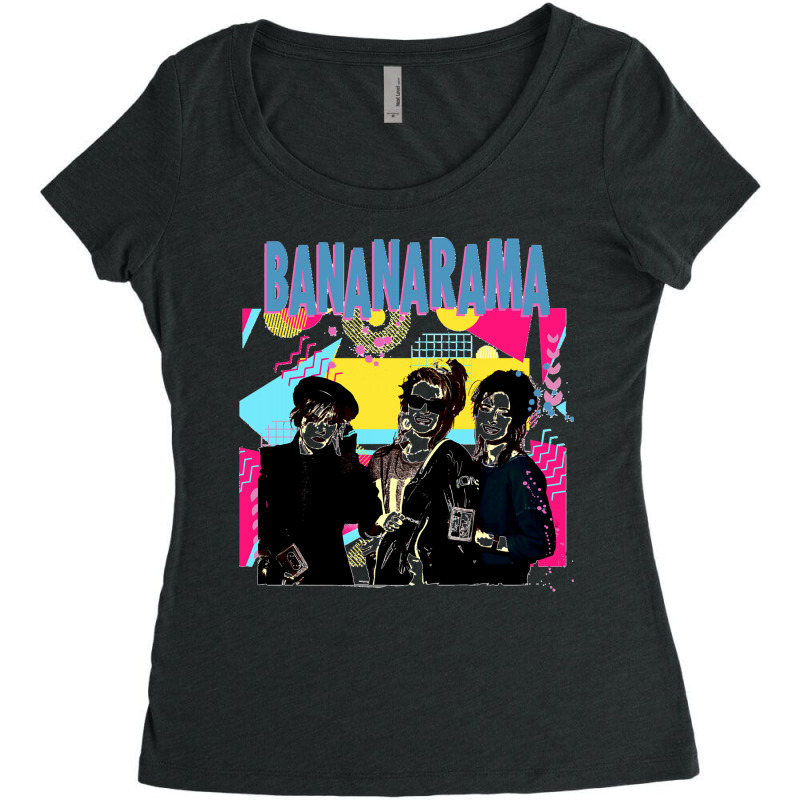 Bananarama Women's Triblend Scoop T-shirt by JAMESDSHARP | Artistshot