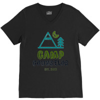 Camp Counselor 2022 Summer Teacher Instructor Coach Crew Premium V-neck Tee | Artistshot