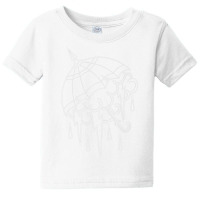 Neo Traditional Umbrella With Thunderstorm Outline Tattoo Premium T Sh Baby Tee | Artistshot