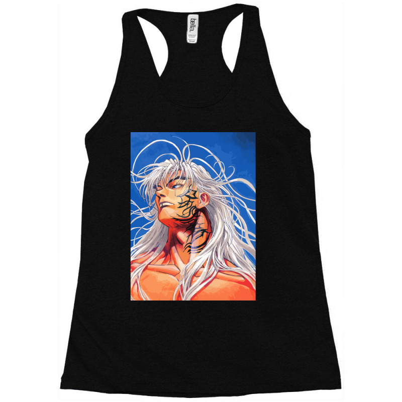 Bastard 90s Anime Racerback Tank by cm-arts | Artistshot