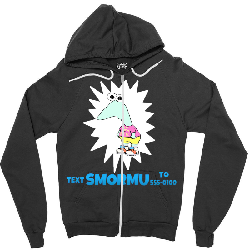 Smormu Smiling Friends Classic Zipper Hoodie | Artistshot