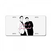 Simon Amp Garfunkel Ant Amp Dec 80s Style Parody Design License Plate | Artistshot