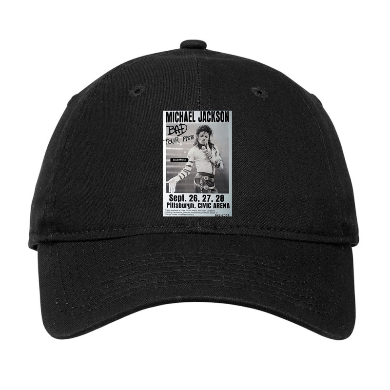 Black And White Michael Adjustable Cap by cm-arts | Artistshot