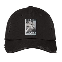 Black And White Michael Vintage Cap | Artistshot