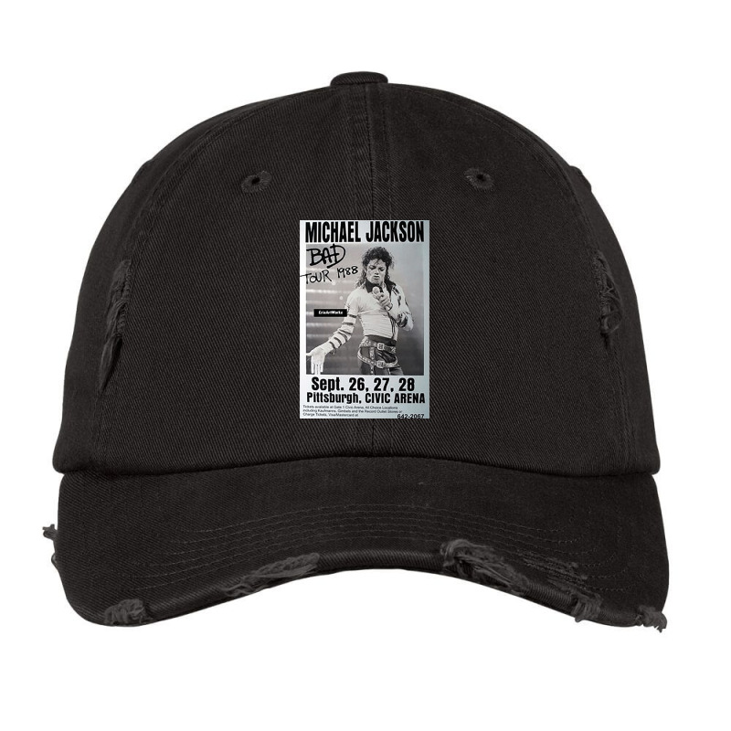 Black And White Michael Vintage Cap by cm-arts | Artistshot