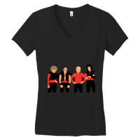 Loves Music And First Day Of All We Hear Halloween A Cure For Great Me Women's V-neck T-shirt | Artistshot