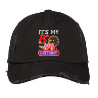 It's My 8th Birthday Ringmaster Circus Theme Carnival Bday Vintage Cap | Artistshot