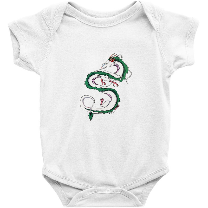 Spirit Away Dragon Anime Movies Sticker Baby Bodysuit by onbiker | Artistshot