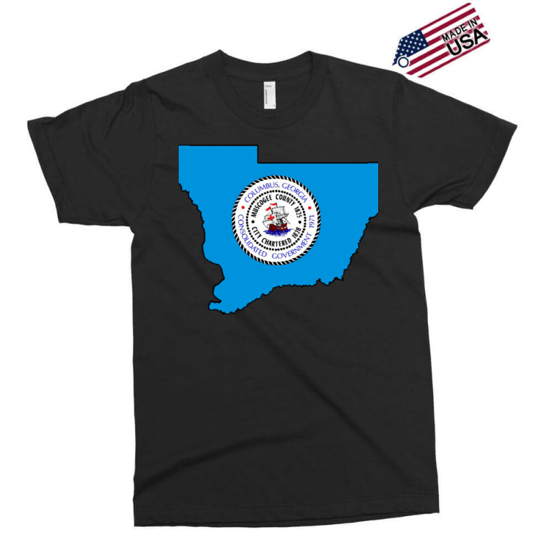 Flag Map Of Columbus Exclusive T-shirt | Artistshot