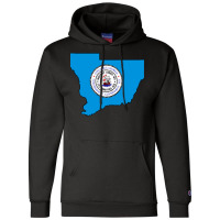 Flag Map Of Columbus Champion Hoodie | Artistshot