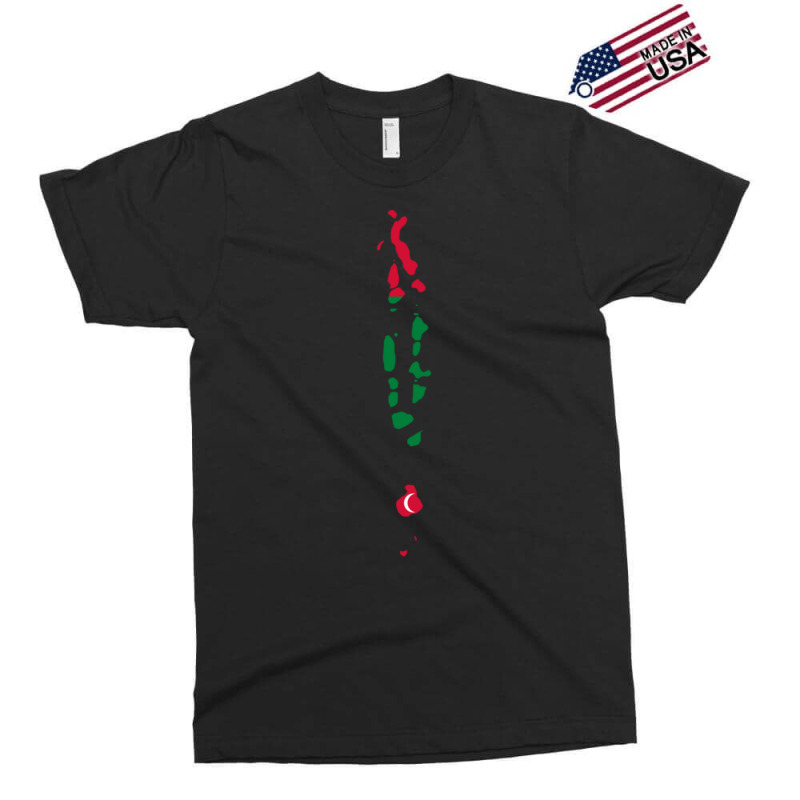 Flag Map Of Maldives Exclusive T-shirt | Artistshot