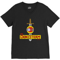 Bonestorm - Simpsons Game Funny V-neck Tee | Artistshot