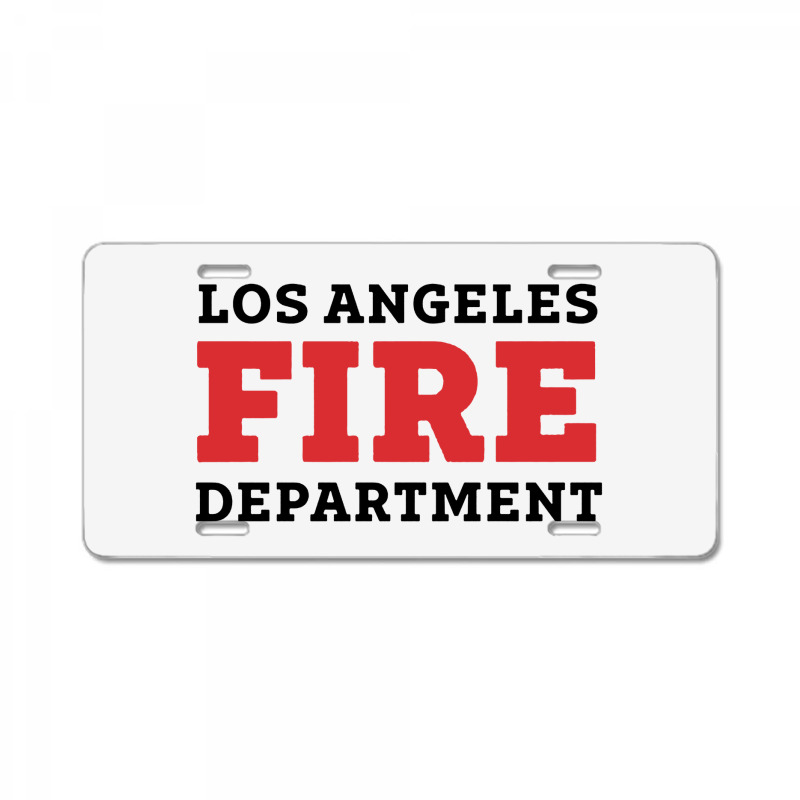 Lafd Los Angeles Fire Department License Plate | Artistshot