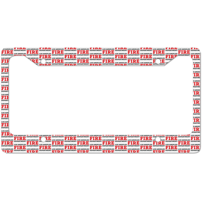 Lafd Los Angeles Fire Department License Plate Frame | Artistshot