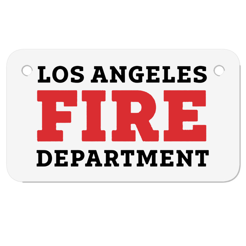 Lafd Los Angeles Fire Department Motorcycle License Plate | Artistshot