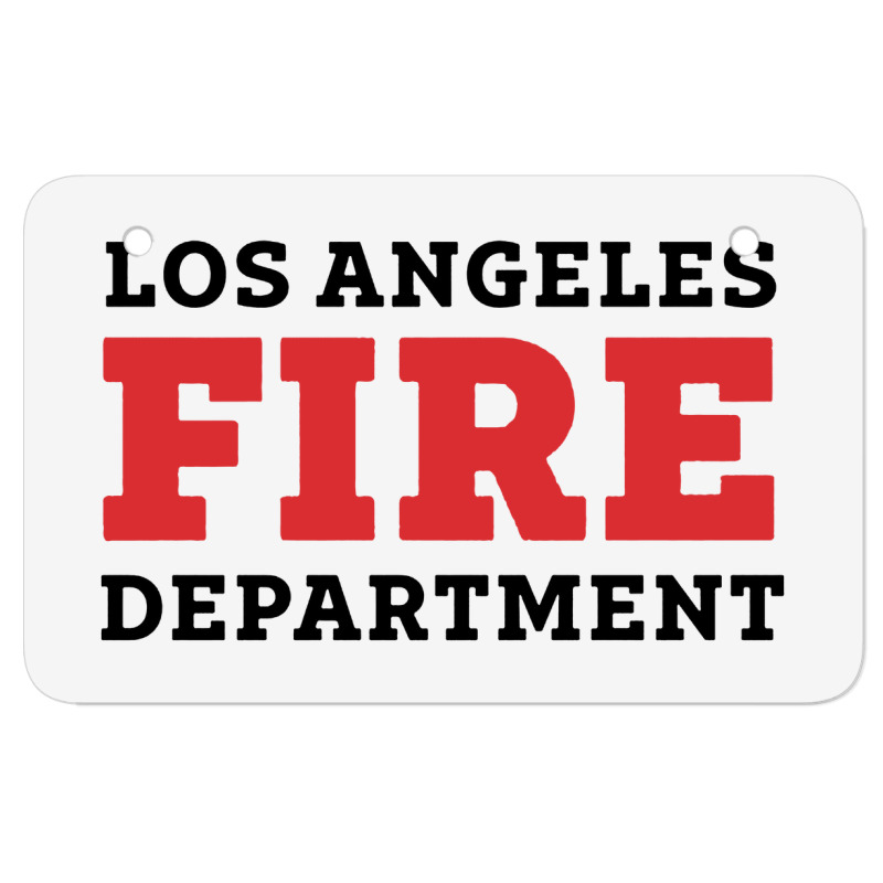 Lafd Los Angeles Fire Department Atv License Plate | Artistshot