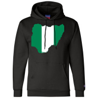 Flag Map Of Nigeria Champion Hoodie | Artistshot