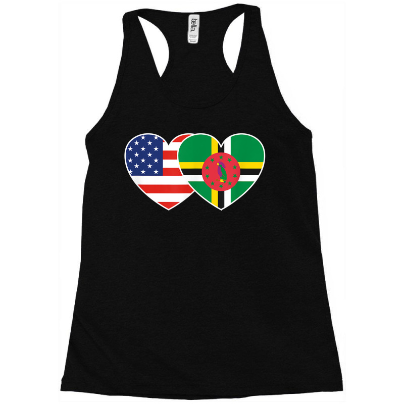 Dominica Usa Flag Tee For Commonwealth Dominican Americans Racerback Tank by LucianaFoster | Artistshot