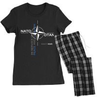 Peace And Freedom Otan Nato Women's Pajamas Set | Artistshot