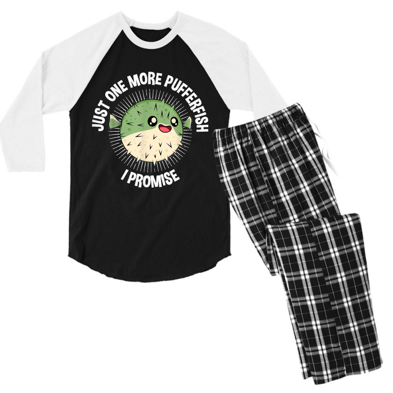 Another Puffer Fish Saltwater Aquarium Aquarium Men's 3/4 Sleeve Pajama Set by kevinnichols | Artistshot