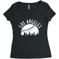 Vintage Los Angeles California Women's Triblend Scoop T-shirt | Artistshot