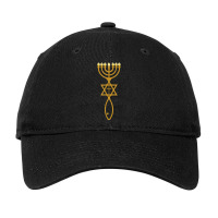 Messianic Judaism Cross Star Of David Jewish Adjustable Cap | Artistshot