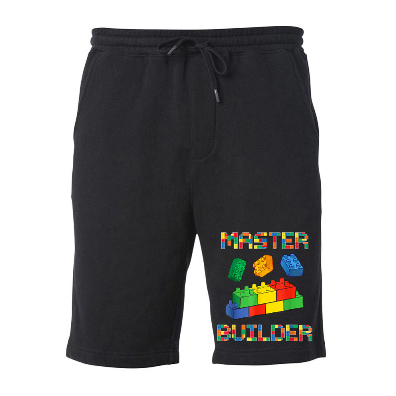 Brick Builder Blocks Building Master Builder Funny Toys Kids T Shirt Fleece Short | Artistshot